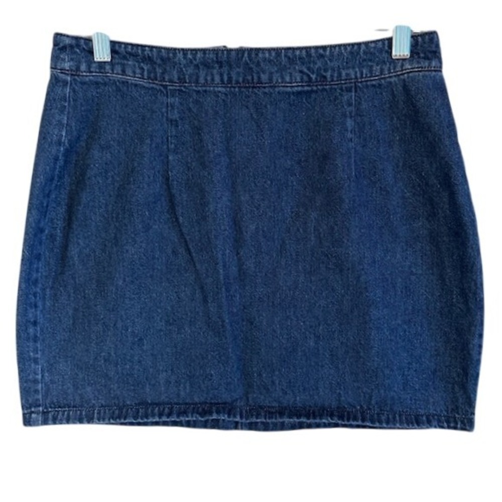Old Navy Women's Vintage Denim Back Zip Mini Skirt 8